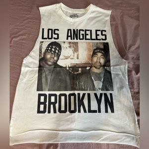 S - Unisex Tank Top - LA / Brooklyn Tupac & Biggie